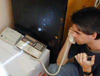 me on the phone