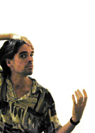 me with hand on head
