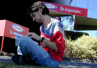 me outside Kwik-Kopy