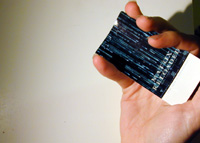 matrix ad on card