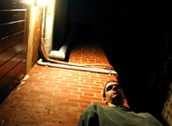 out the back of the astor