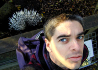 stephen with porcupine