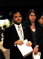 important people giving speeches