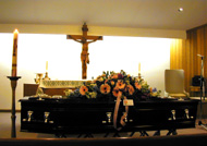 coffin with nan inside