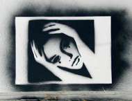 anonymous stencil art