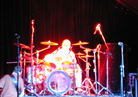 glowing drummer