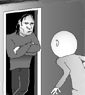 The front door