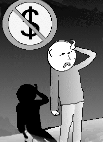 You gave money