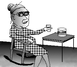 Who is the old lady?